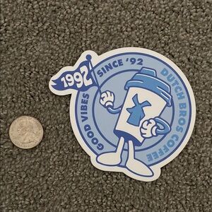 Dutch Bros Coffee Good Vibes Sticker Collectible